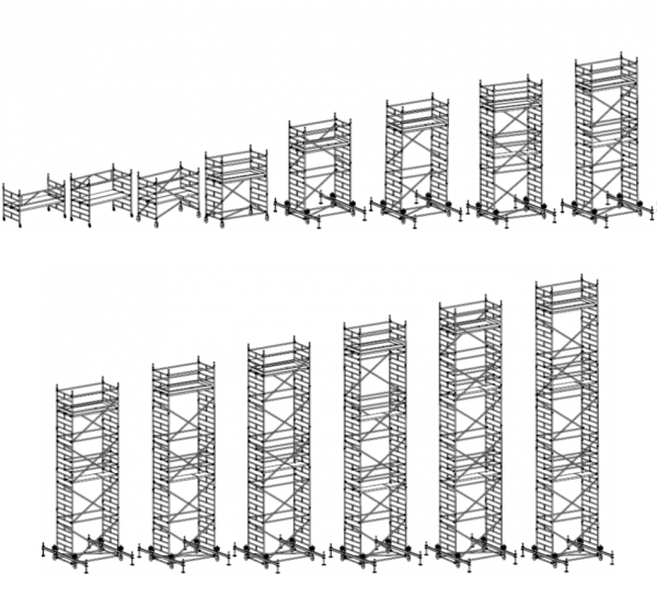SCAFF1400 – Arbeitshöhe 10,50 m